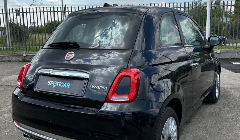 FIAT 500 NERO VULCANO HYBRID pieno