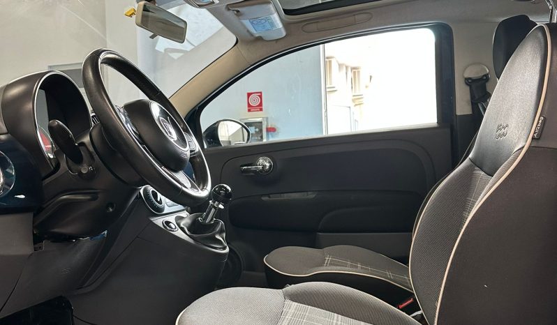 Fiat 500 Lounge 1.2 Benzina 2017 – Tetto Panoramico, Full Optional pieno
